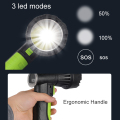 IP65 DC Rechargeable 200 Lumens Spotlight pour la recherche