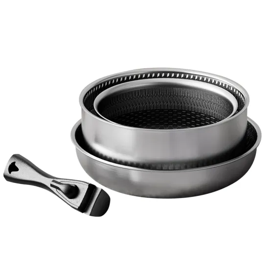 Hot selling Multi-functional No stick Honeycomb Cookware Set for camping outdoor