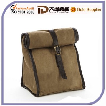 Custom Best Canvas Rolled Lunch Bag for Office