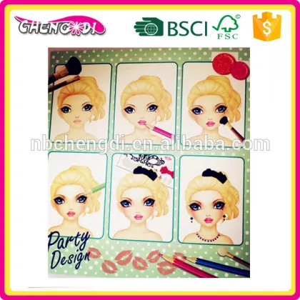 Super style various styles princess 3d sticker ,3d book sticker