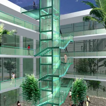 Commercial Construction Metal Structure Elevator Shaft