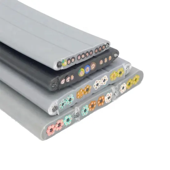 Elevator Flat Cable: 24 Core, 36 Core TVVB, TVVBP, TVVBG - Customized Elevator Travelling Cable