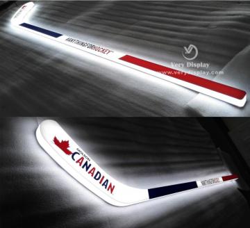 Hockey -Stick -Lichtzeichen