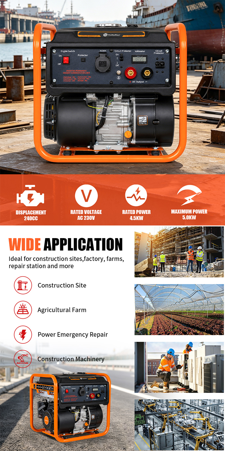 TKH6500i-210A Gasoline Welding Generator