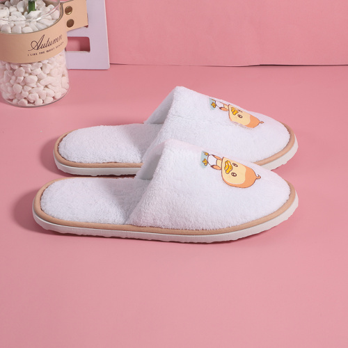 Non-slip Velvet Hotel Slippers for Children