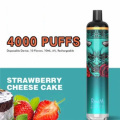 Sabor de fruta vape 4000 hojaldre vapor desechable