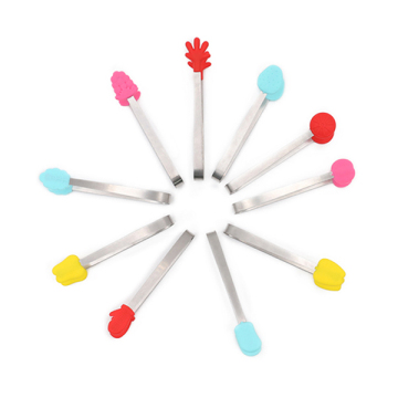 Glove Style Silicone Tip Mini Tongs