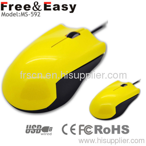 Ms-592 3d Usb Cable Colorful Wired Optical Mouse 