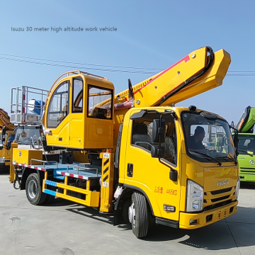 Isuzu 30 meter high altitude work vehicle