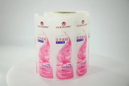 Transparent sticker vinyl label sticker cosmetics sticker