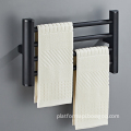 Black Wall-Mounted Electric Radiator: A Stylish Heated Towel Warmer Rack