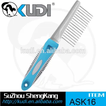 Professional stainless steel pins pet grooming comb