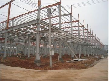 Prefab Office Building, Steel Frame Structure Galvanized Panel, Earthquake Resistance