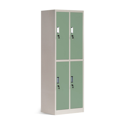 2 Tier Metal Lockers Two-tone Coloring