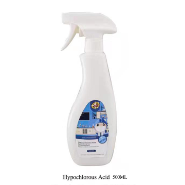 Hypochlorous acid disinfectant for vegetables and fruits