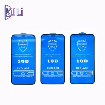 KULI 10D Scratch Resistant 9H Tempered Glass Screen Protector for iPhone 11/12/13/14 Pro Max