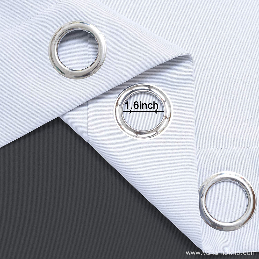 Black Ombre Curtains with Grommet