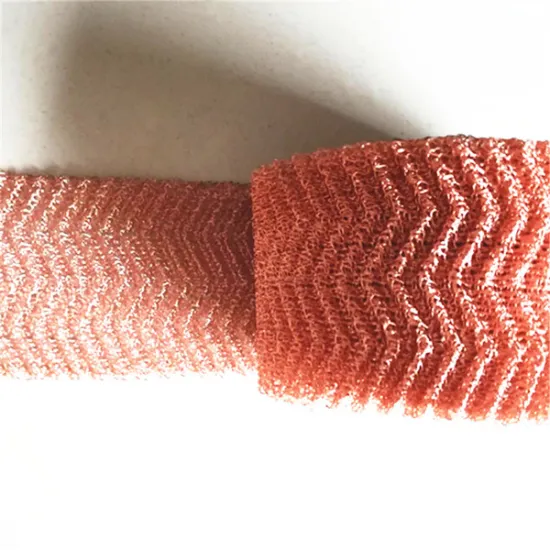 Pure Knitted Copper Wire Mesh Packing Tubing