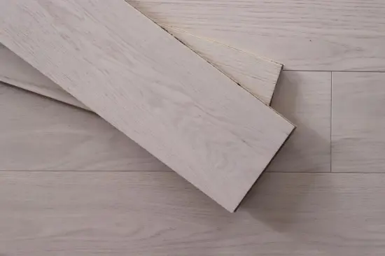 red cognac oak lamella engineered wood flooring