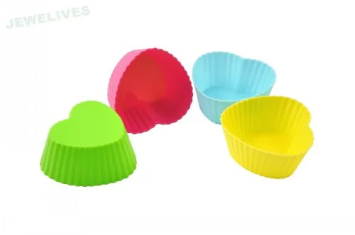 Fashion Heart Silicone Cake Mold 