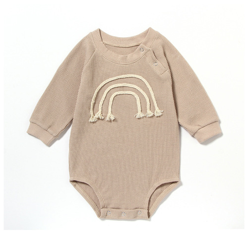 Baby Spring Long Sleeve Waffle One Piece