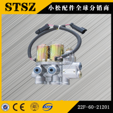 Excavator solenoid valve 22F-60-21201 for Komatsu PC55MR-3