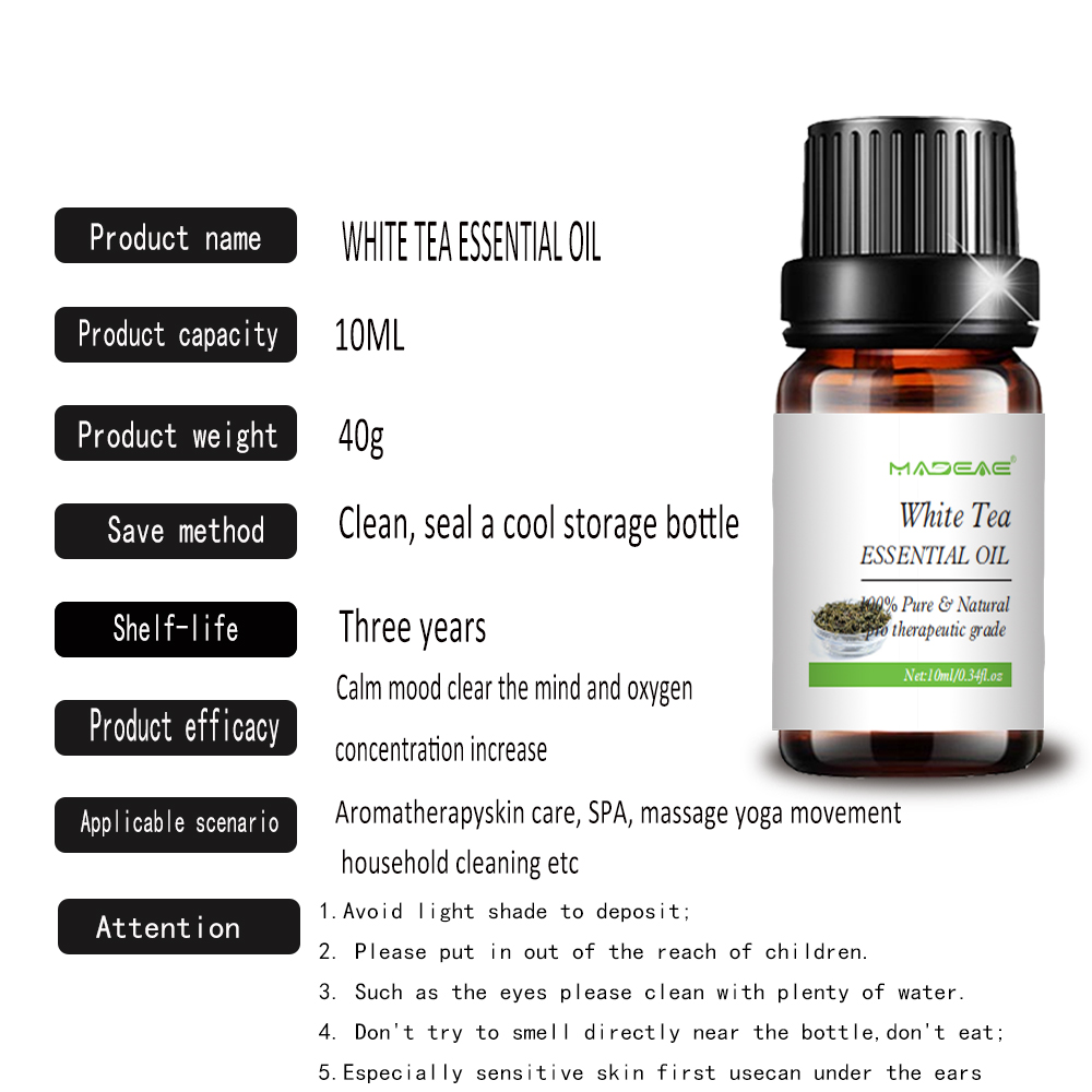 Water Soluble White Tea Essential Oil For Humidifier