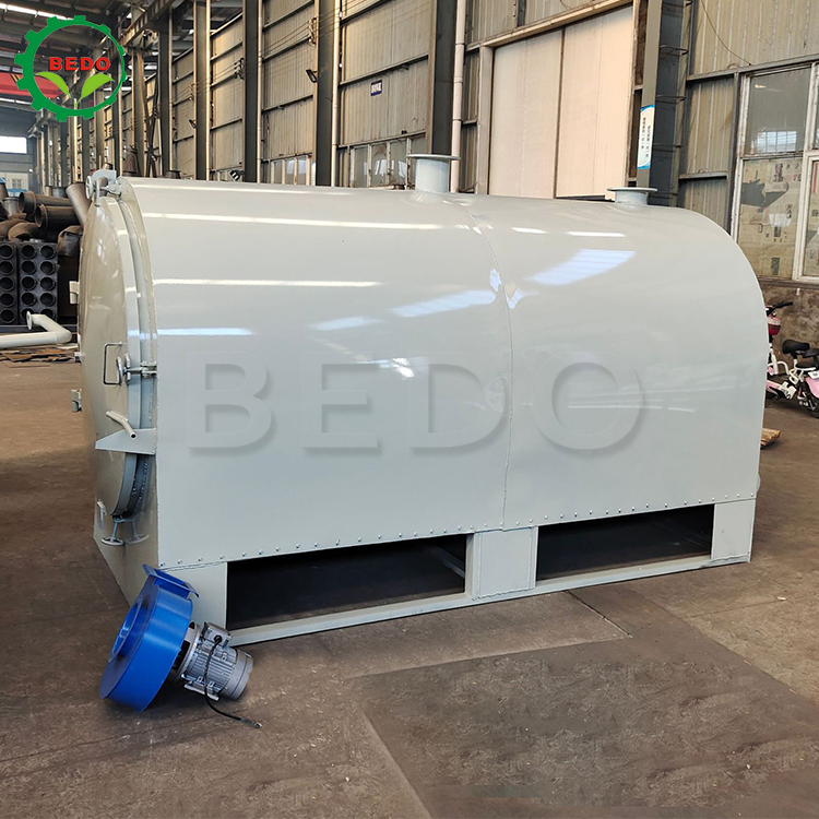 Industrial Charcoal Carbonization Furnace for Activated Carbon from Pistachio Biomass