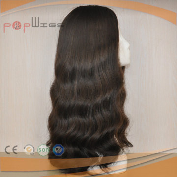 Long Elegant 100% Virgin Remy Hair Silk Top High End Wigs