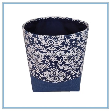 New 2015 Factory Handmade Canvas Paper Ptinted Decorative US style Ecofriendly Promotional Storage Basket from shandong