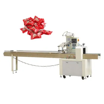 Candy Wrapping Machine with Plastic Pillow Bag for Hard and Soft Candies