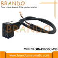 DIN43650C IP67 Conector de bobina de válvula solenóide moldada