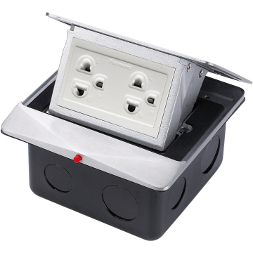 iGERCN Pop Up Floor Socket with USA Plug, IP44 Rated Kitchen Outlet Box - CE, ROHS, GCC Certified