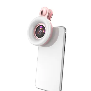 15X Macro Camera Lens Fill Flash Light for Skin Pore Hair