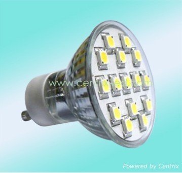 15pcs 5050SMD gu10 led spotlight