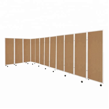 free standing accordion cork board room dividers office space partitions