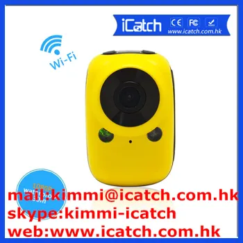 Hot selling waterproof wireless control mini action camera with Monochrome LCD Display