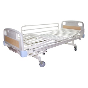 Two Crank Hospital Bed with Railing