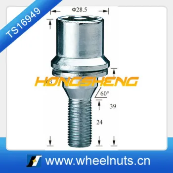 car wheel lock bolt (ISO 9001:2008)