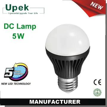 12v dc e27 led lamps