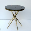 Fashion retro roestvrijstalen zijtafel