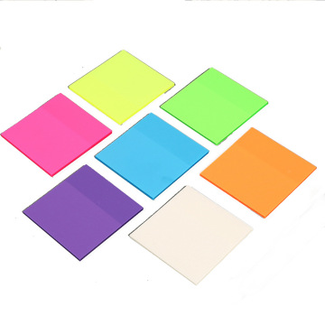 Custom Logo Transparent Sticky Notes