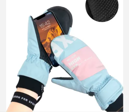 Ski Gloves Women Wear-Resistant Waterproof
