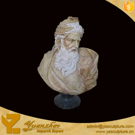 Aged Roman Bust Sculpture for decoration