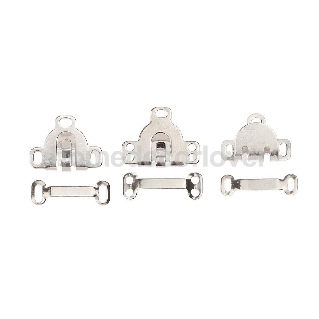 6 Sets Hook And Eye Fasteners Garment Hook Pants Hook For Dress Skirt