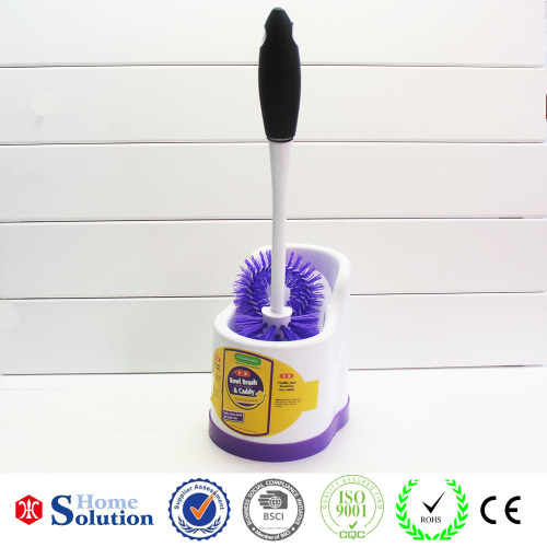 household cleaning product convenient toilet brush set, toilet brush holder standing toilet brush