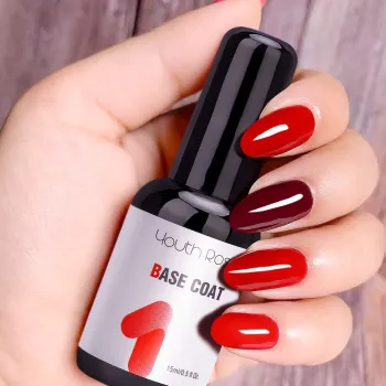 OEM Private Label 15ML Super Shine Diamond UV Nail Gel Polish Base Coat Top Coat
