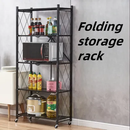 Foldable Kitchen Metal Storage Racking