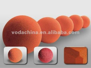 rubber sponge ball size: 17mm, 19mm, 20mm, 21mm, etc