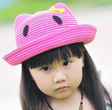 fashion summer straw hats little girl straw hats